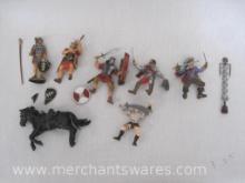 Five Figures and Accessories includes Papo Henry IV and Horse, Musketeer, Chap Mei Hercules 3.25