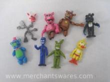 Five Nights at Freddys Action Figures and Toys Including Toy Time Chica, Springtrap and More, AS IS