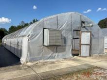 30' X 96' GREENHOUSE FRAME W/ PLASTIC FILM