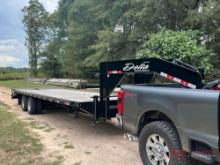 NEW 2024 DELTA 210GN 25' + 5' GOOSENECK FLATBED TRAILER