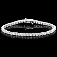 18k White Gold 7.50ct Diamond Bracelet