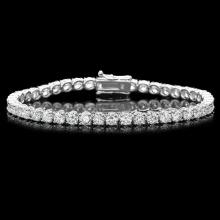 18k White Gold 11.50ct Diamond Bracelet