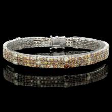 18k White Gold 8.50ct Diamond Bracelet