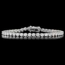 18k White Gold 6.25ct Diamond Bracelet