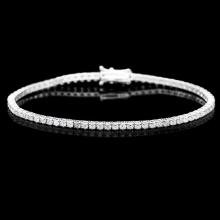 18k White Gold 3.20ct Diamond Bracelet