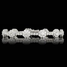 18k White Gold 9.50ct Diamond Bracelet