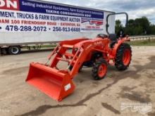 KUBOTA L2501 DT 4X4 FARM TRACTOR W/LOADER