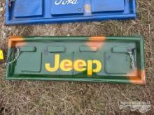 SMALL METAL JEEP TAILGATE SIGN