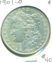 1901-O MORGAN SILVER DOLLAR