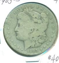 1903-S  MORGAN SILVER DOLLAR