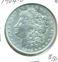 1904-O MORGAN SILVER DOLLAR