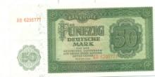 1948 GERMANY, 50 MARK BANKNOTE