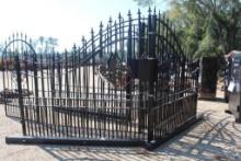 16FT HEAVY DUTY FLEUR DE LIS GATE