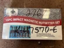 15PC IMPACT MAGNETIC NUTSETTER SET