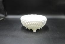 Fenton Hobnail Footed Bowl