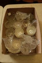 Box of Assorted American Fostoria Stemware