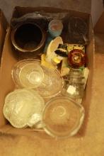 Box of Misc Glassware