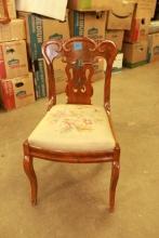 Empire Side Chair with Needle Point Seat