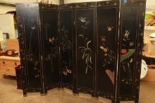 Double Sided Asian Folding Screen