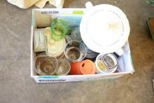 Box of Assorted Glassware