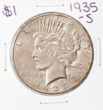 1935-S $1 Peace Silver Dollar Coin