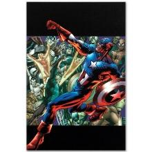 Marvel Comics "Captain America: Man Out Of Time #5" Limited Edition Giclee On Canvas