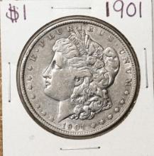 1901 $1 Morgan Silver Dollar Coin