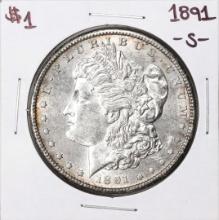 1891-S $1 Morgan Silver Dollar Coin