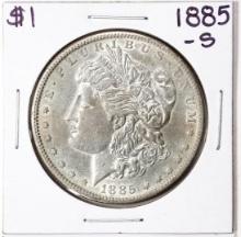 1885-S $1 Morgan Silver Dollar Coin