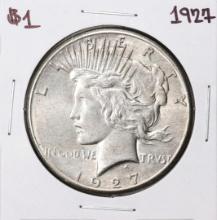 1927 $1 Peace Silver Dollar Coin