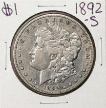 1892-S $1 Morgan Silver Dollar Coin