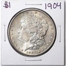 1904 $1 Morgan Silver Dollar Coin