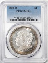 1880-O $1 Morgan Silver Dollar Coin PCGS MS61