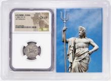 Calabria, Taras c. 280-240 BC AR Didrachm Ancient Coin NGC Ch VF Story Box