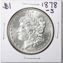 1878-S $1 Morgan Silver Dollar Coin