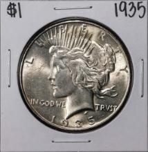 1935 $1 Peace Silver Dollar Coin