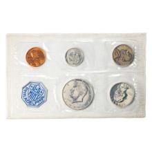 1964 (5) Coin Proof Set in Cellophane