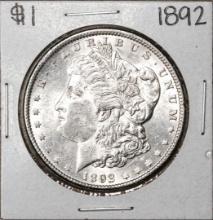 1892 $1 Morgan Silver Dollar Coin