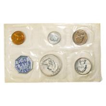 1961 (5) Coin Proof Set in Cellophane