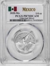 2020-Mo Mexico Proof 1/4 oz Silver Libertad Coin PCGS PR70DCAM