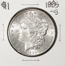 1885-S $1 Morgan Silver Dollar Coin