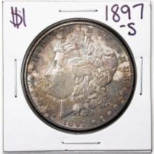 1897-S $1 Morgan Silver Dollar Coin