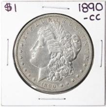 1890-CC $1 Morgan Silver Dollar Coin