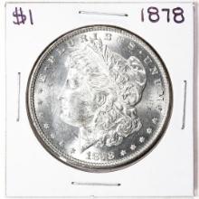 1878 $1 Morgan Silver Dollar Coin