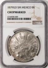 1879GO SM Mexico 8 Reales Silver Coin NGC Chopmarked