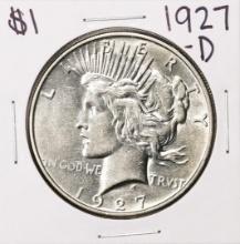 1927-D $1 Peace Silver Dollar Coin