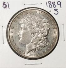 1889-S $1 Morgan Silver Dollar Coin