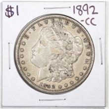 1892-CC $1 Morgan Silver Dollar Coin