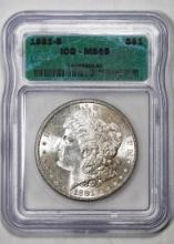 1881-S $1 Morgan Silver Dollar Coin ICG MS65