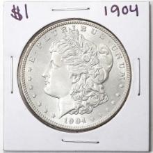 1904 $1 Morgan Silver Dollar Coin